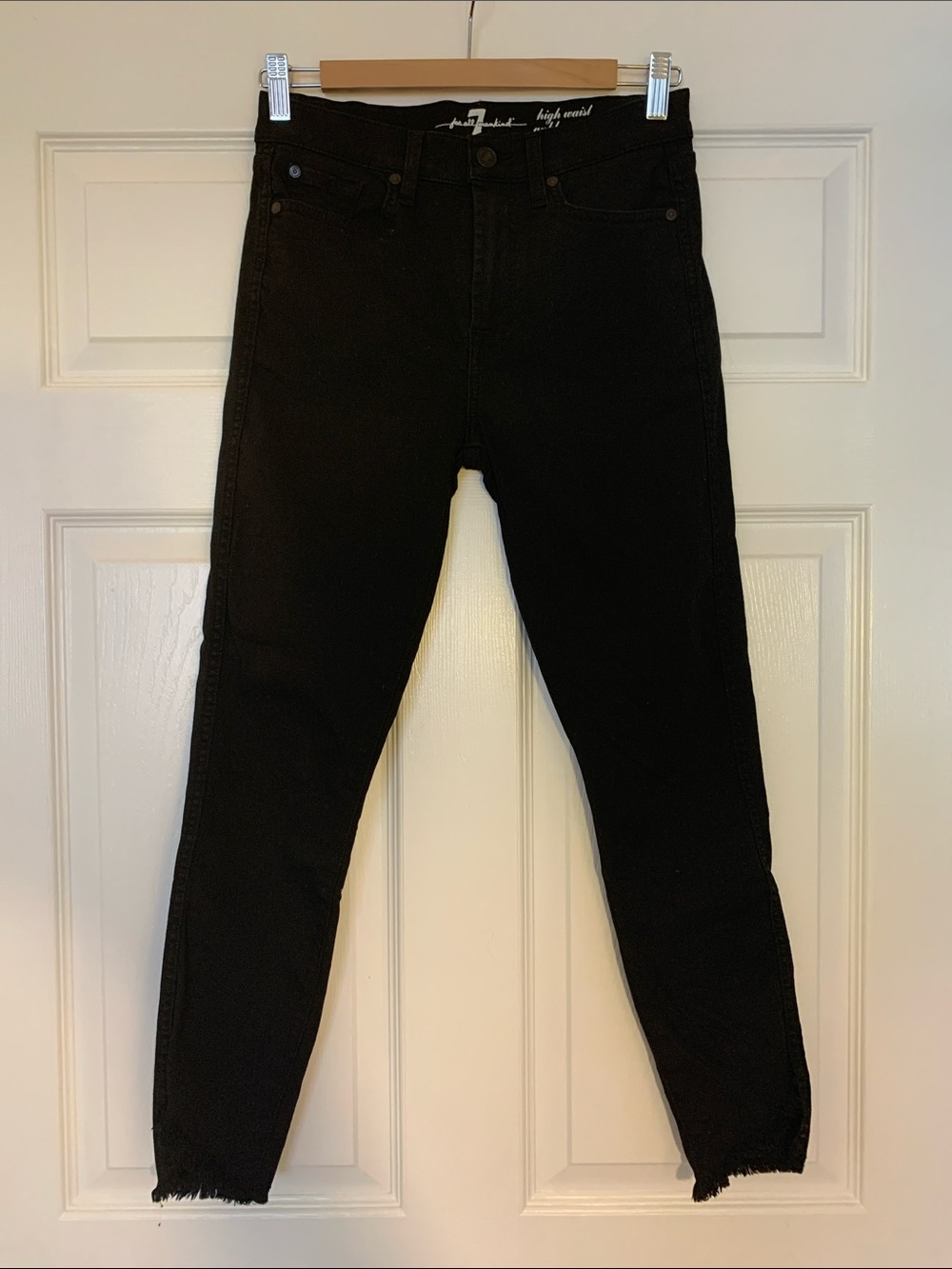 7 For All Mankind Women's Skinny Jeans - Black